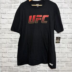 UFC Black and Red Men's Short Sleeve Tee